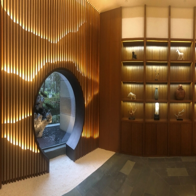 公司一楼大厅重新装修完成