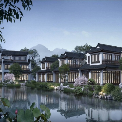 奥城望中式合院精装修工程