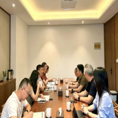 淳安县左口乡党委书记张晏绍一行莅临我公司，杨伦嗨董事长陪同座谈交流